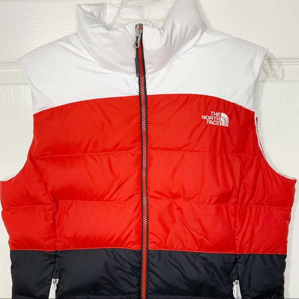 The North Face Women’s RU/14 Goose Down Color Block Vest Like New Size L - Picture 4 of 16